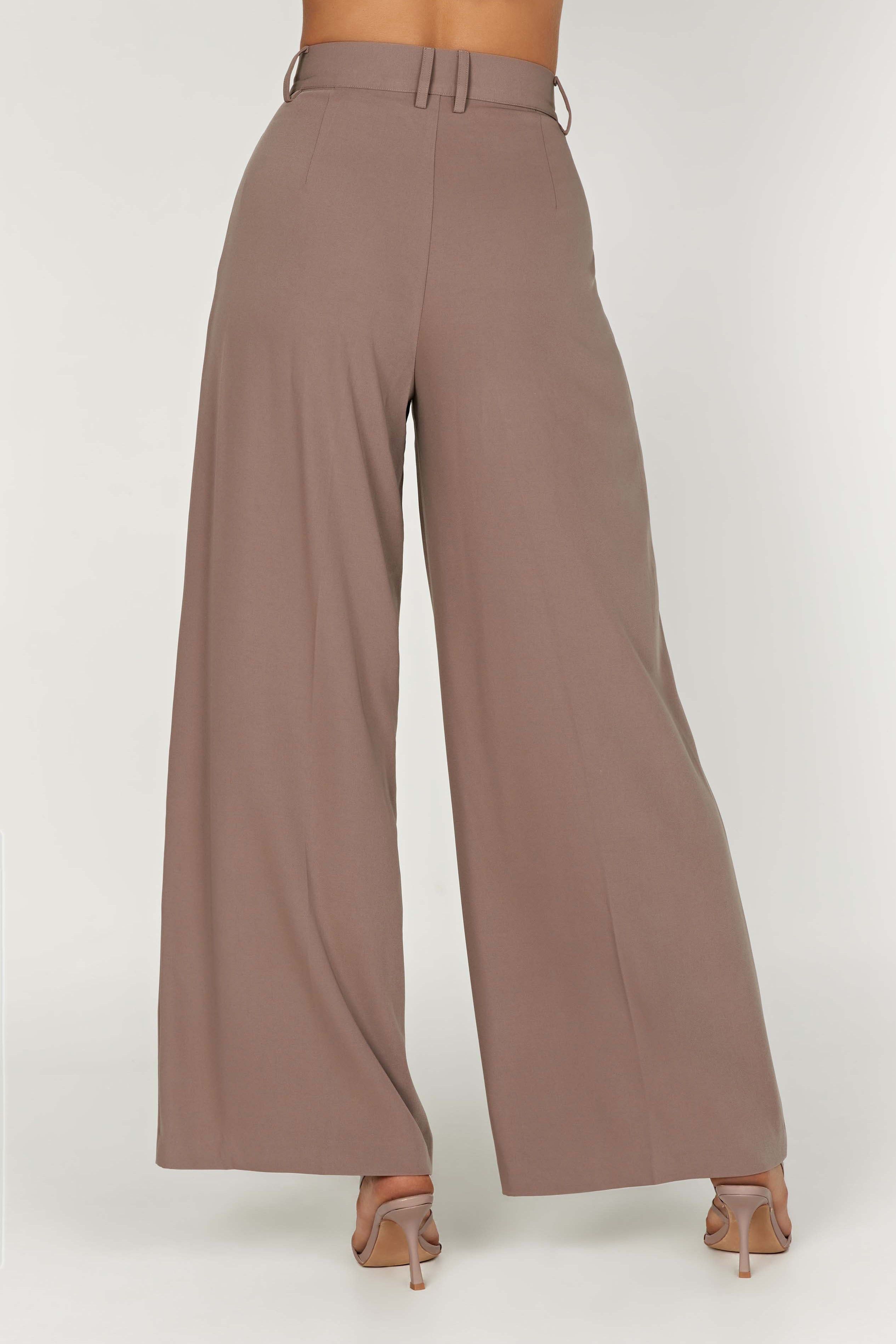 Jemima Straight Leg Pants - Coco sold by Meshki product image thumbnail 2