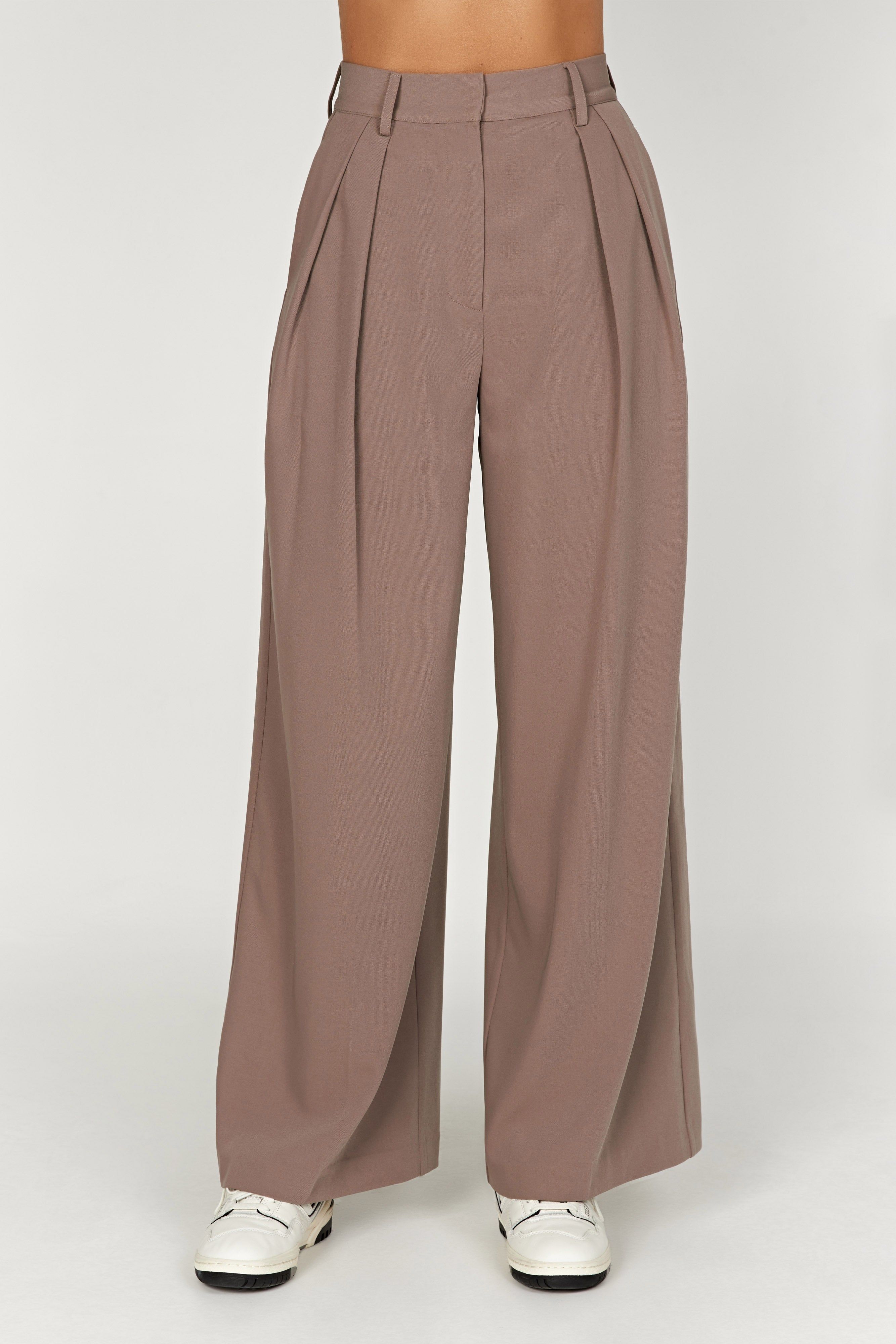 Jemima Straight Leg Pants - Coco sold by Meshki product image thumbnail 3