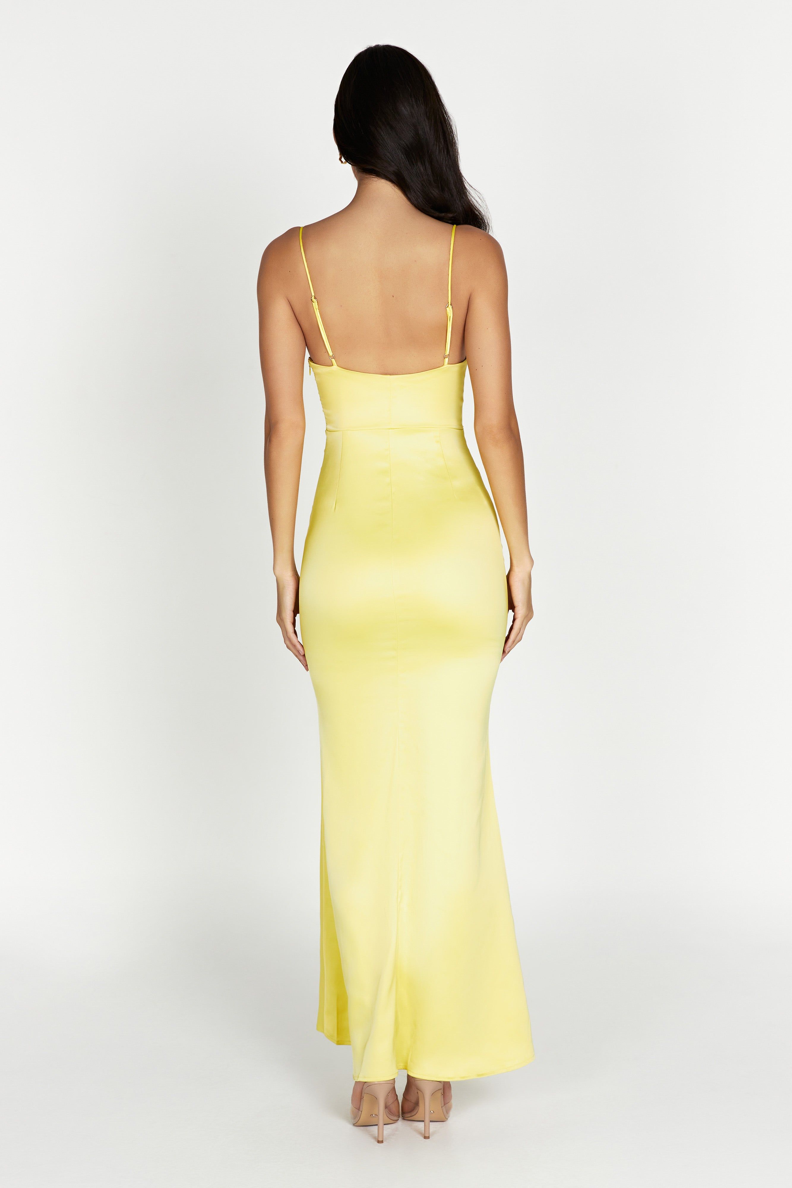 Desirie Corset Maxi Dress - Lemon sold by Meshki product image thumbnail 3