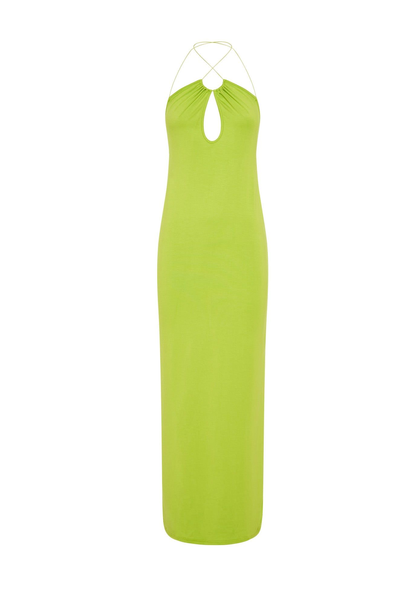 Kirsty Strappy Circle Cutout Maxi Dress - Apple sold by Meshki product image thumbnail 9