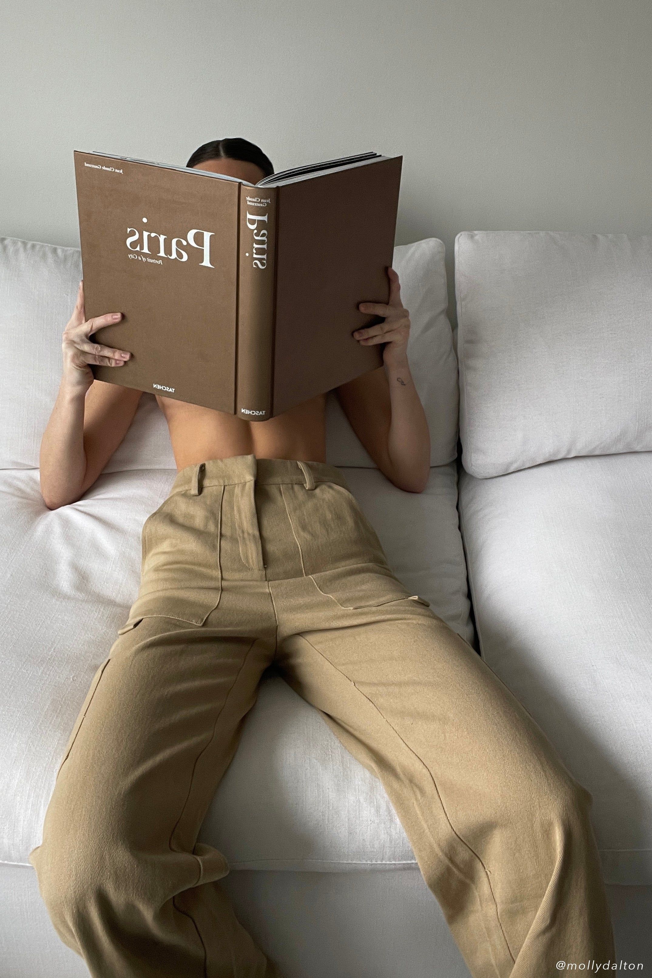 Vicky Cargo Pants - Stone sold by Meshki