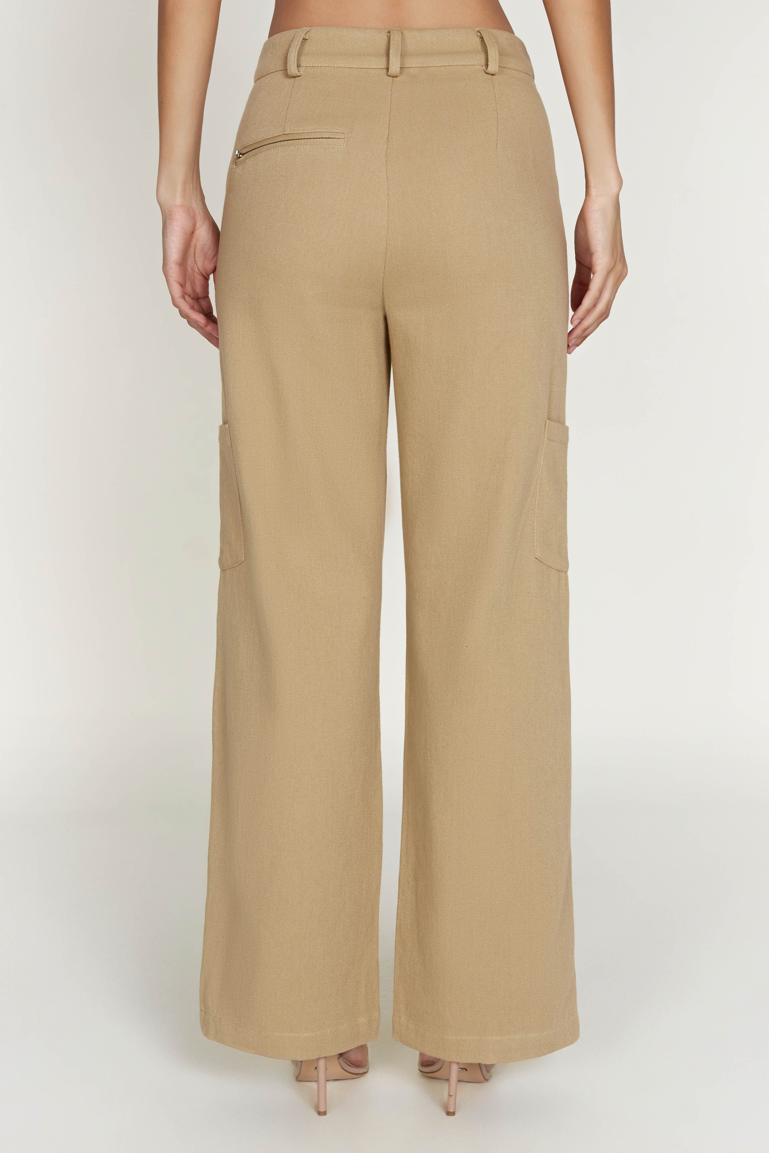 Vicky Cargo Pants - Stone sold by Meshki product image thumbnail 3