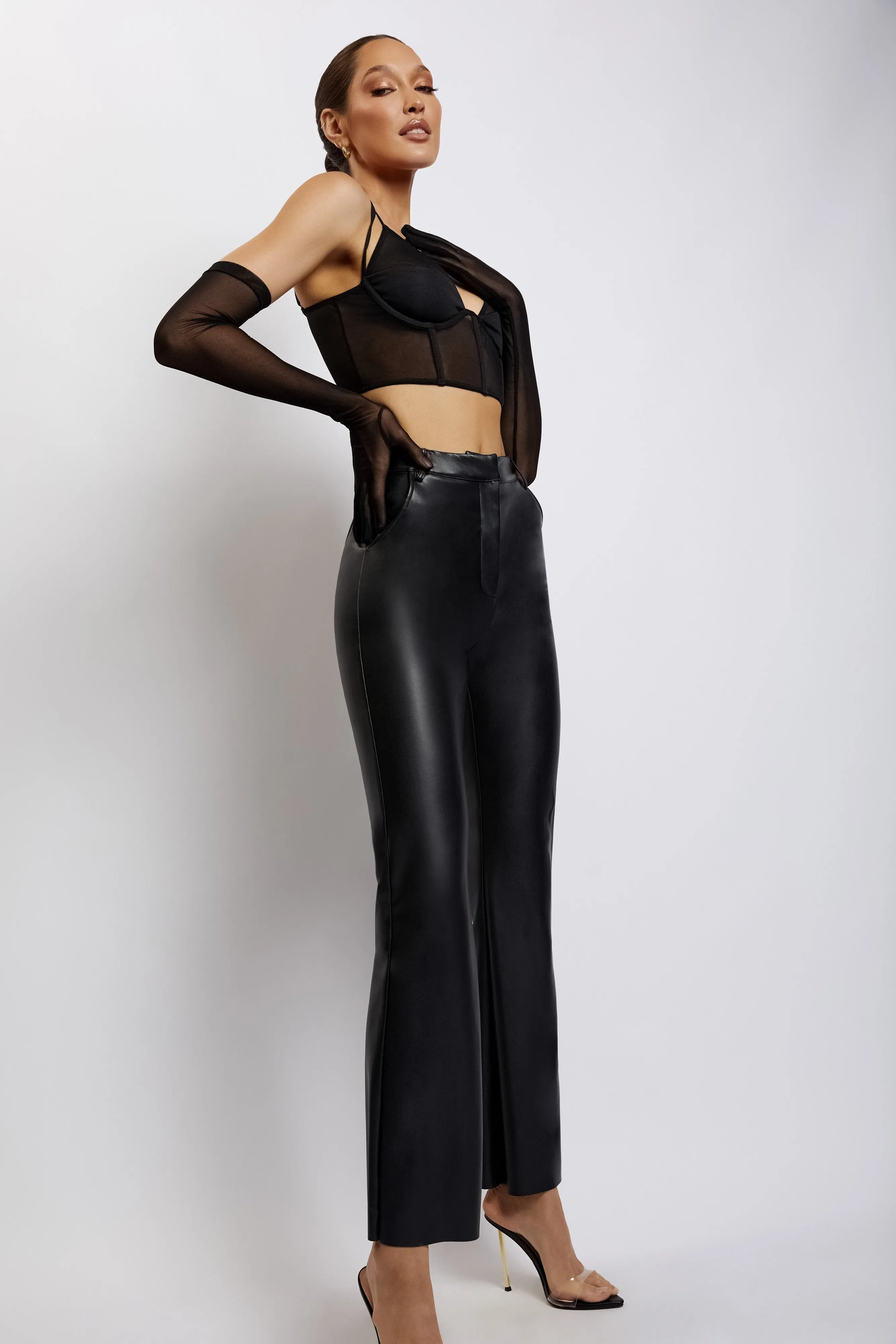 Selena Mesh Gloves - Black sold by Meshki product image thumbnail 2