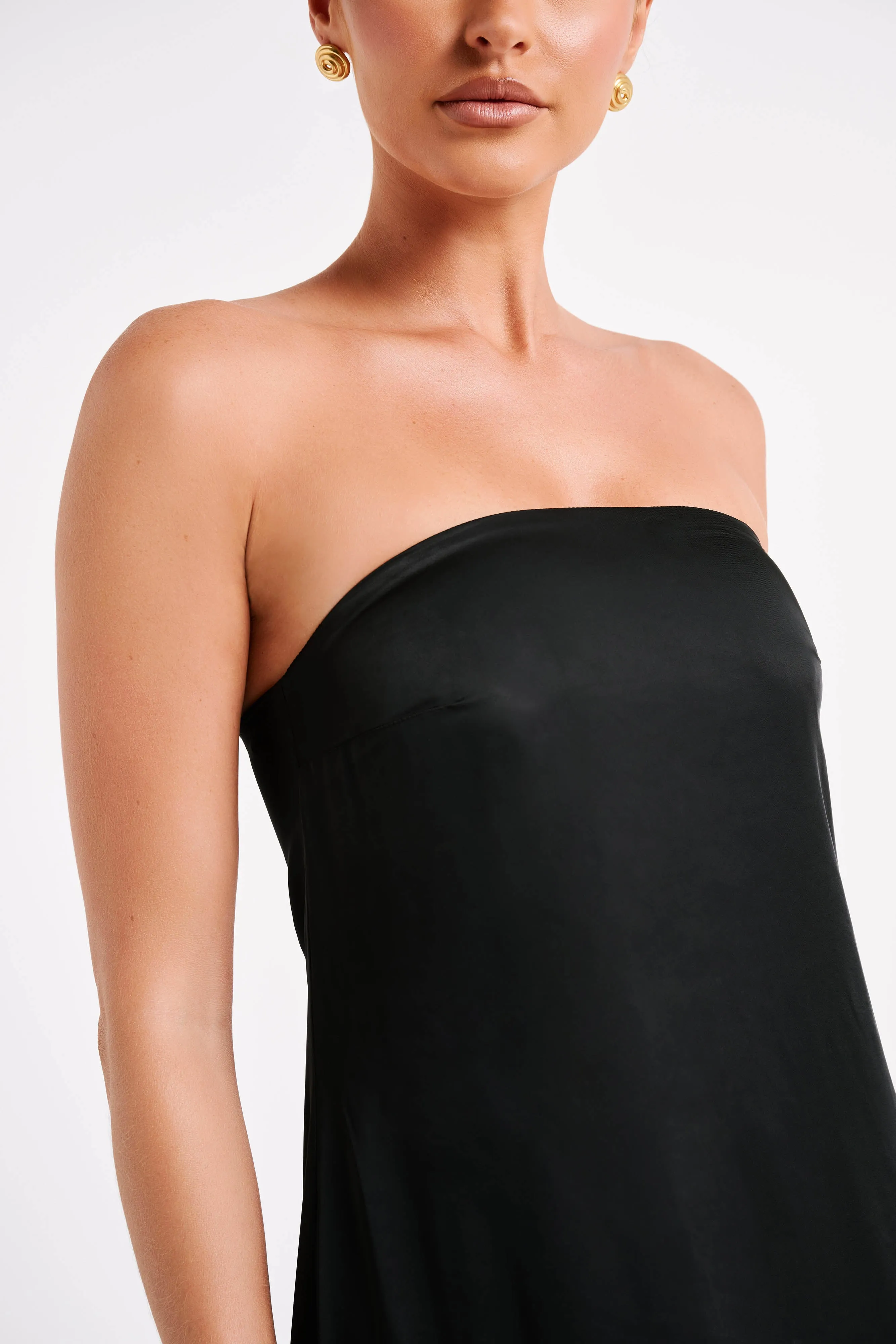 Luisa Strapless Maxi Dress - Black sold by Meshki product image thumbnail 5