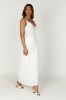 Elsie Plisse Maxi Skirt - White sold by Meshki