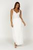 Elsie Plisse Maxi Skirt - White sold by Meshki
