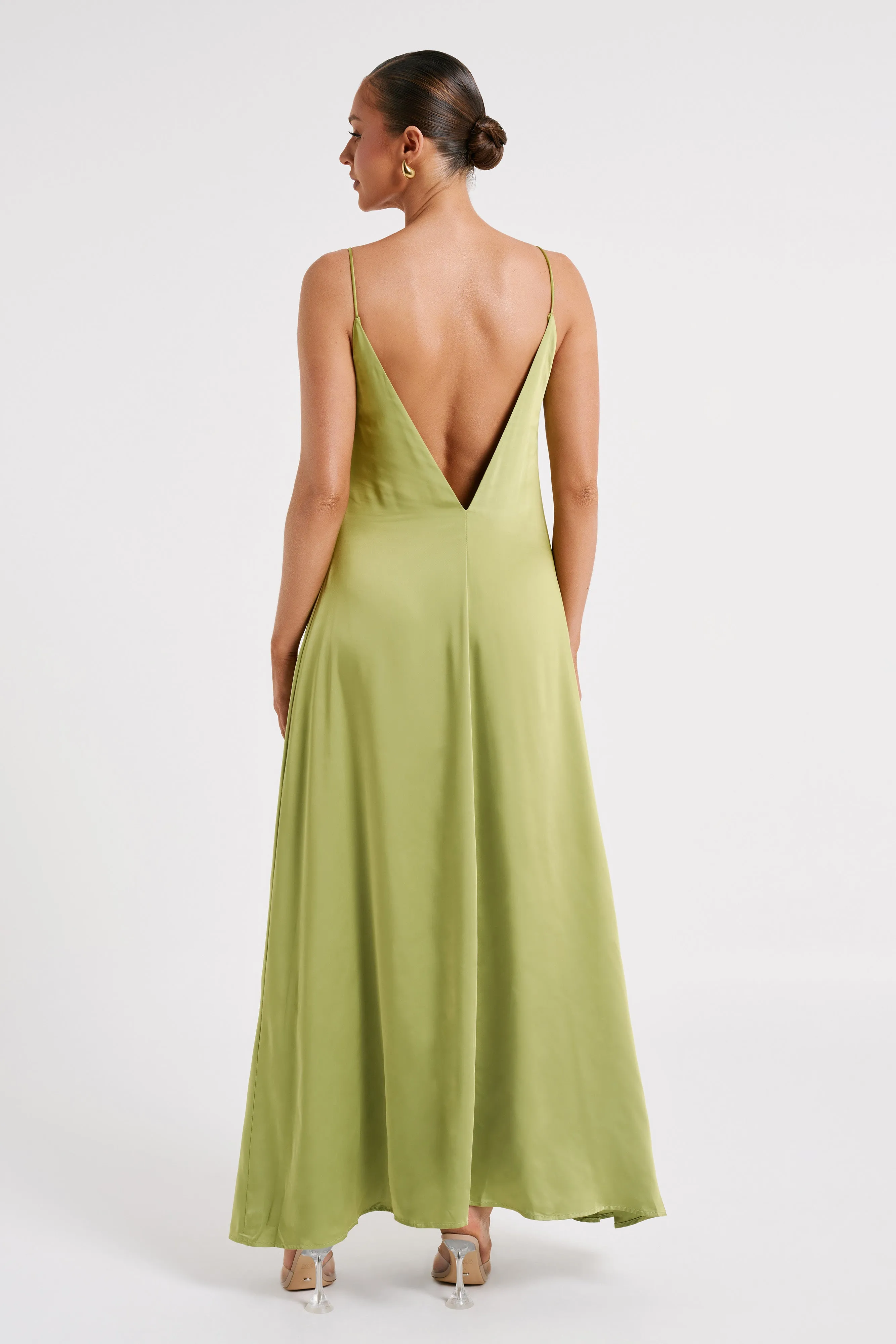 Beatrice Flowy Maxi Dress - Parakeet Green sold by Meshki product image thumbnail 2