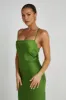 Sydney Straight Neck Slip Maxi Dress - Emerald sold by Meshki