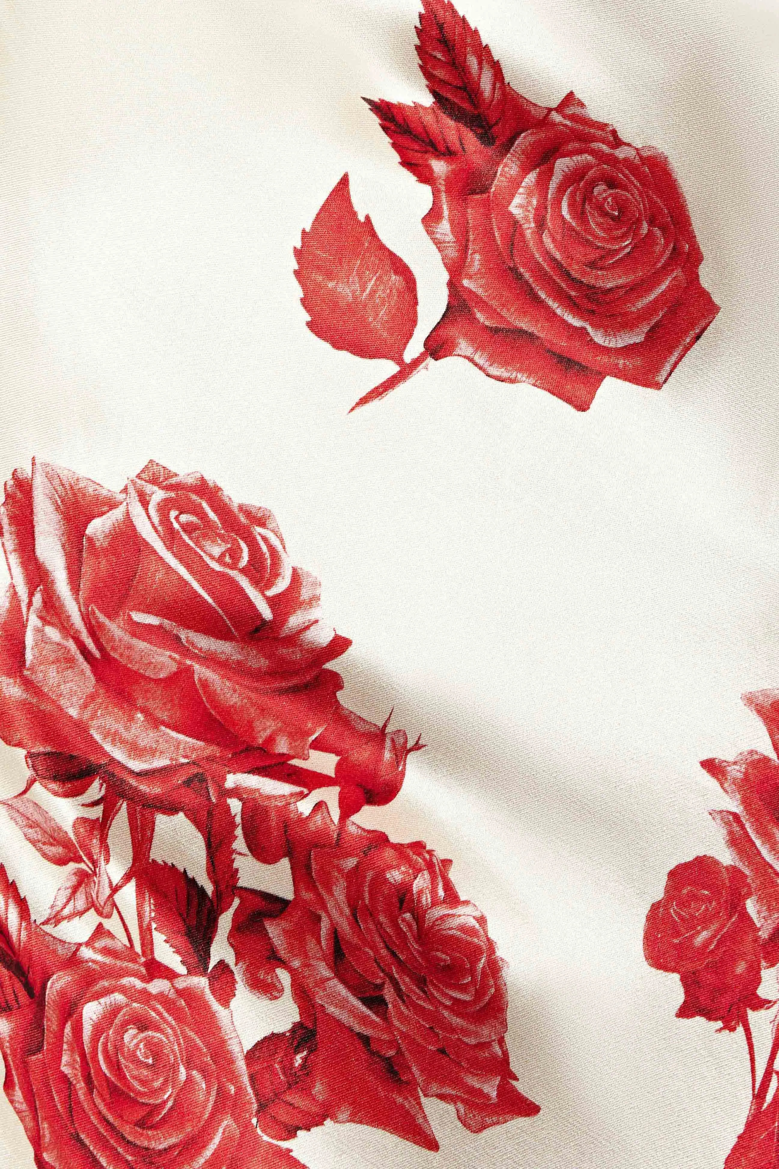 Rosalie Satin Maxi Dress - Rose Print sold by Meshki product image thumbnail 2