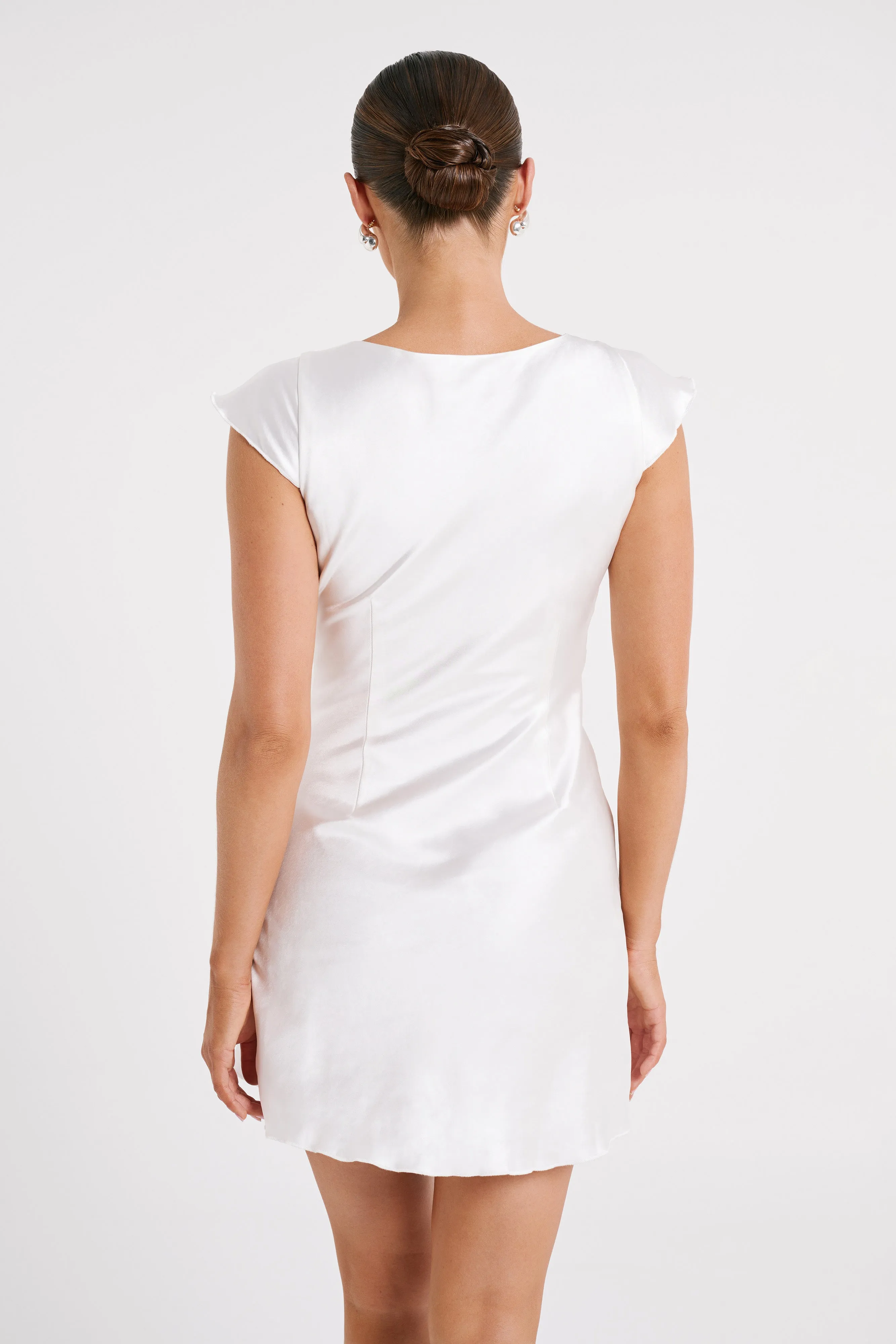 Tessa Mini Dress - Ivory sold by Meshki product image thumbnail 3