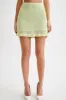 Serina A-Line Knit Mini Skirt - Seafoam Green sold by Meshki