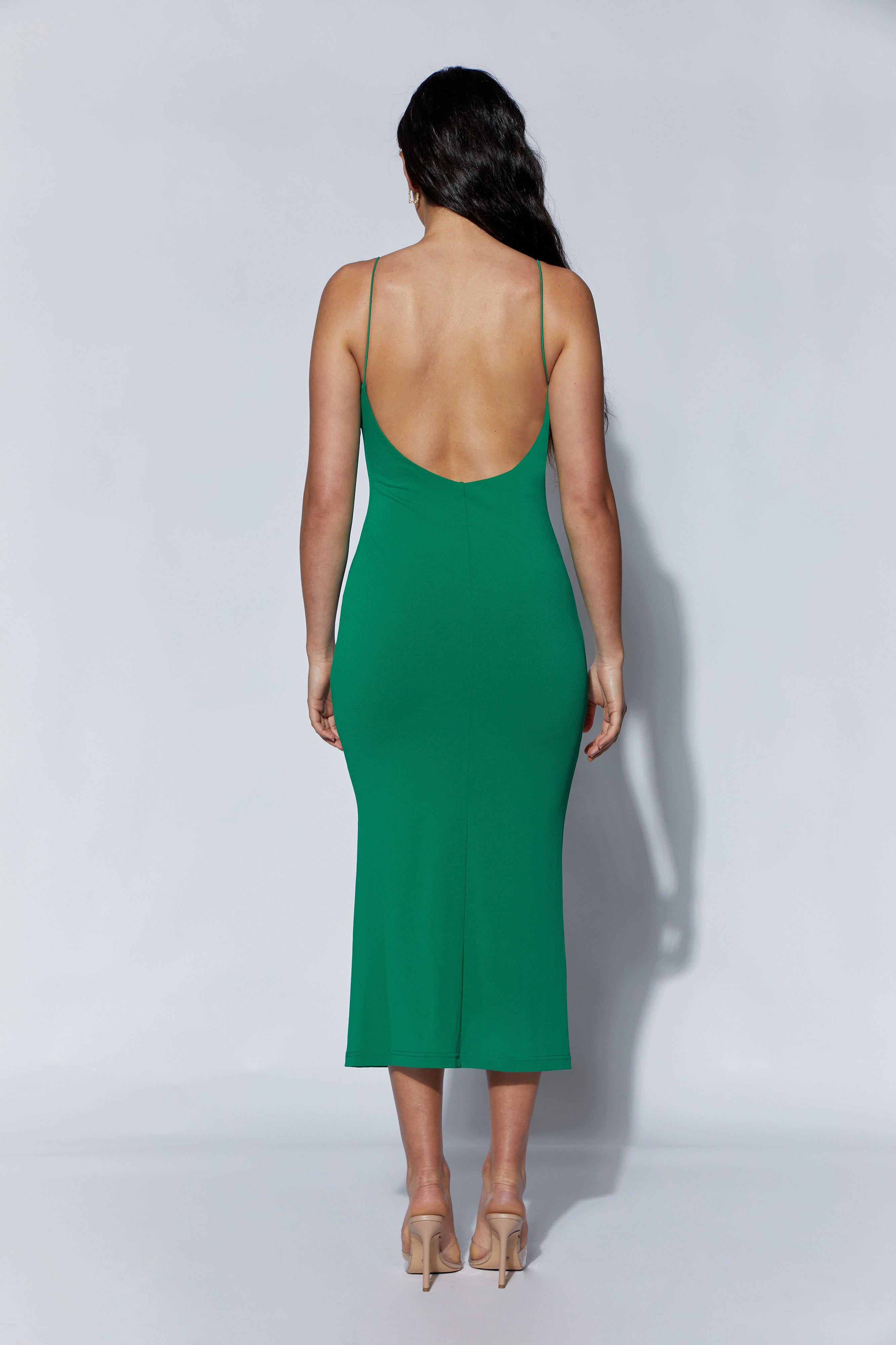 Ariya Hardware Midi Dress - Emerald sold by Meshki product image thumbnail 2