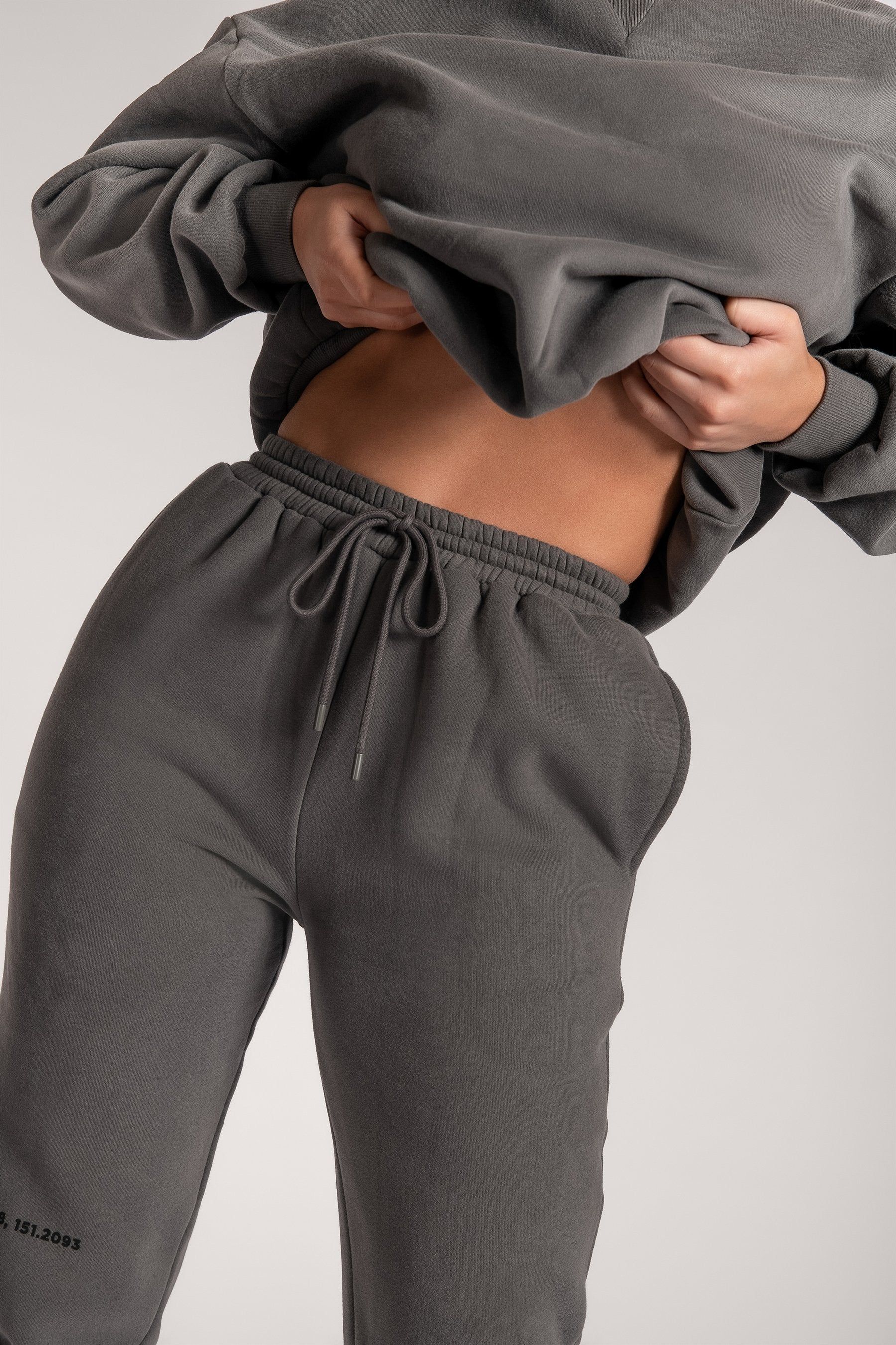 Charlie Unisex Cosy Jogger - Charcoal sold by Meshki product image thumbnail 2