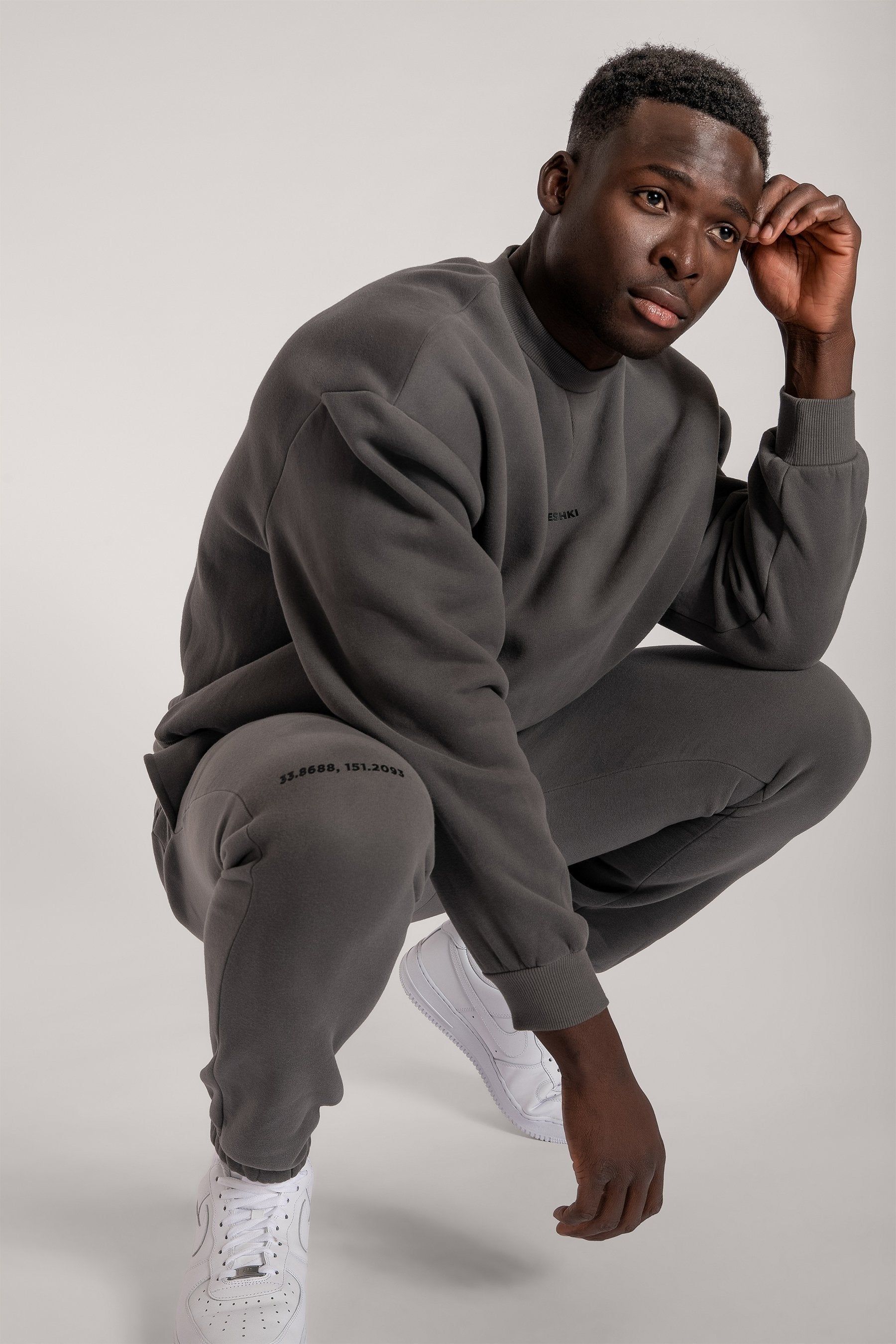 Charlie Unisex Cosy Jogger - Charcoal sold by Meshki product image thumbnail 19