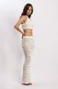 Raquel Crochet Maxi Skirt - Cream sold by Meshki