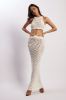 Raquel Crochet Maxi Skirt - Cream sold by Meshki