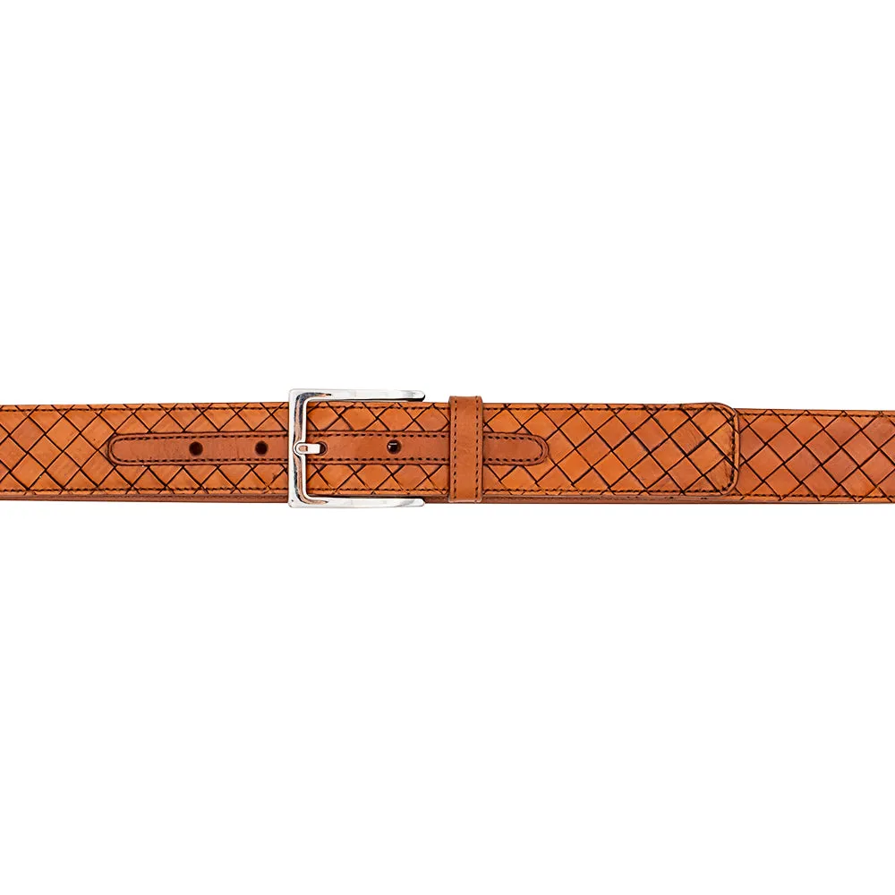 Woven Calfskin Belt sold by Mezlan product image thumbnail 3