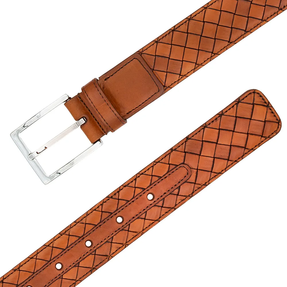 Woven Calfskin Belt sold by Mezlan product image thumbnail 2