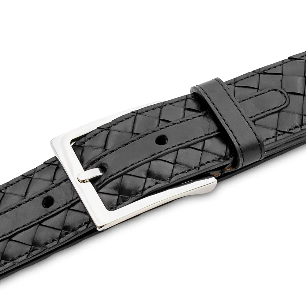 Woven Calfskin Belt sold by Mezlan product image thumbnail 4