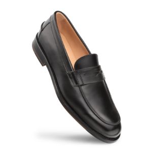 LEATHER PENNY LOAFER sold by Mezlan