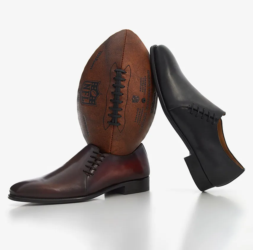 Bi-Tonal Slip On w/Elastic Faux Lace Design sold by Mezlan product image thumbnail 2