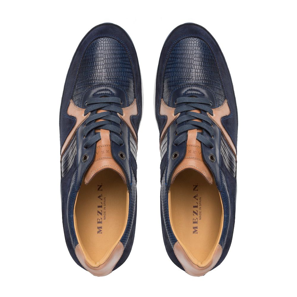 LIZARD/SUEDE SNEAKER sold by Mezlan product image thumbnail 3