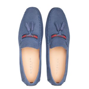 Nubuck Tassel Driver sold by Mezlan