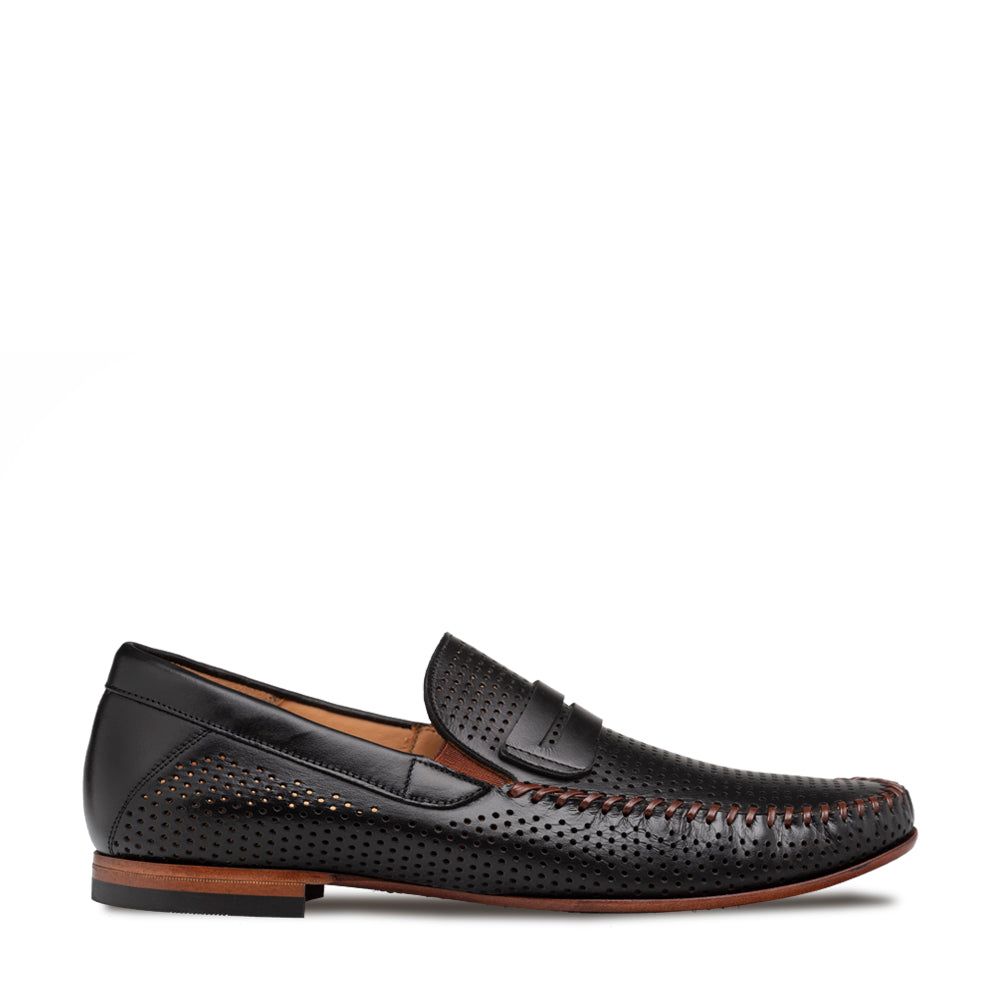 Perforated Penny Moccassin sold by Mezlan