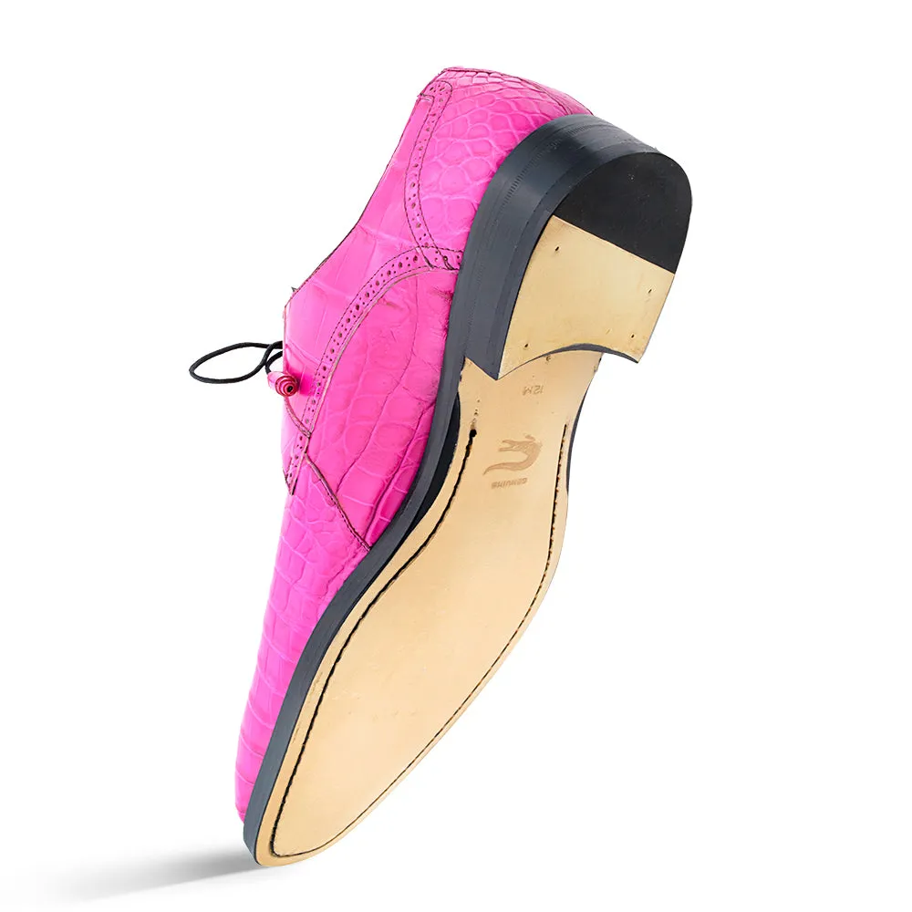 Alligator Lace Up Rose Pink sold by Mezlan product image thumbnail 3