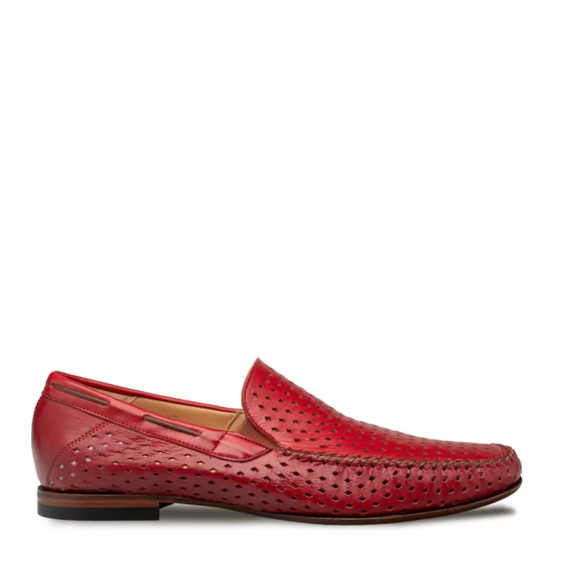 Perforated Leather Driver sold by Mezlan