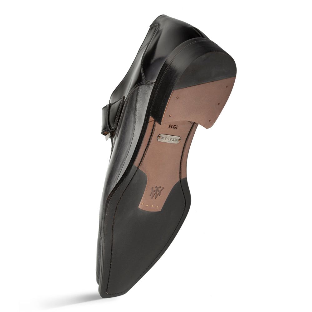 Eel/Leather Asymmetric Monk sold by Mezlan product image thumbnail 3