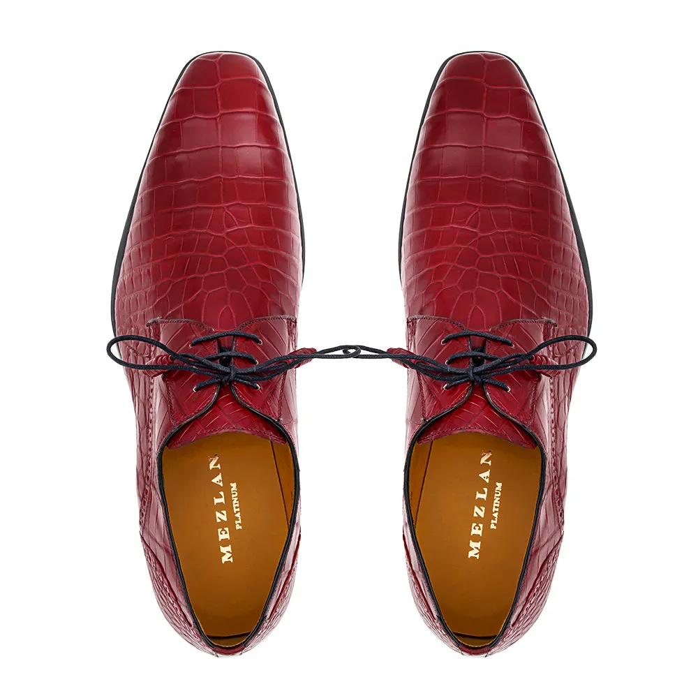 Alligator Lace Up Cherry sold by Mezlan product image thumbnail 4
