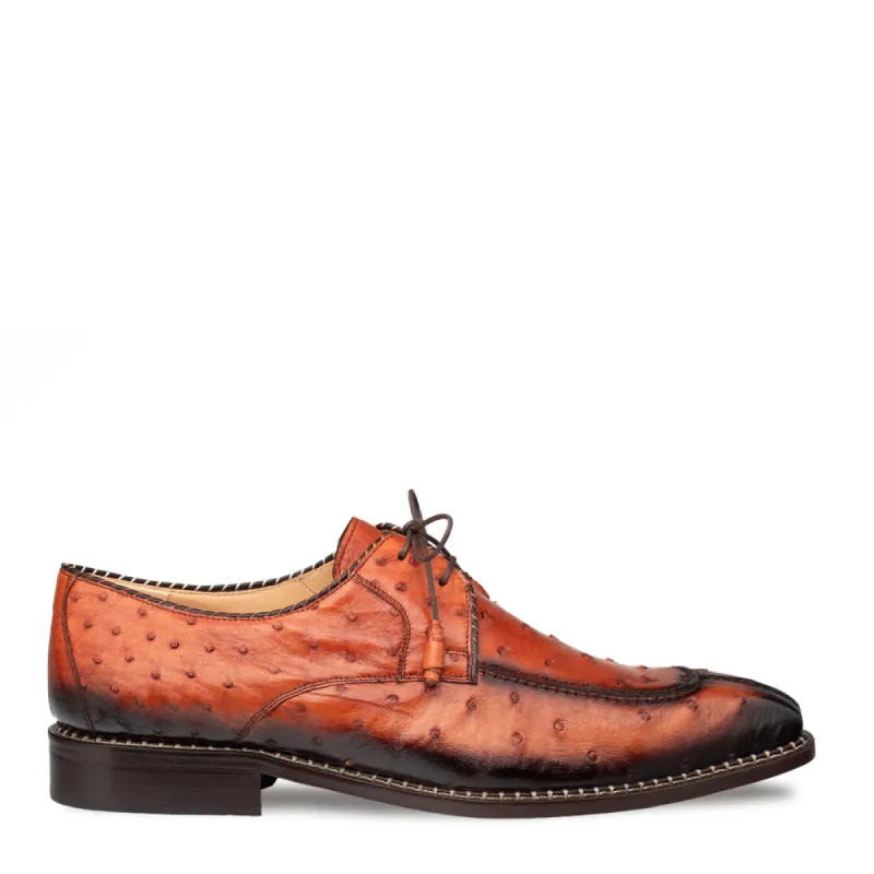 Ostrich 2-Eyelet Derby sold by Mezlan