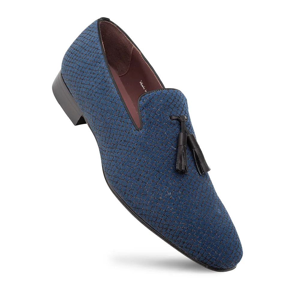 Patterned Suede Tasseled Formal Slip On sold by Mezlan product image thumbnail 2