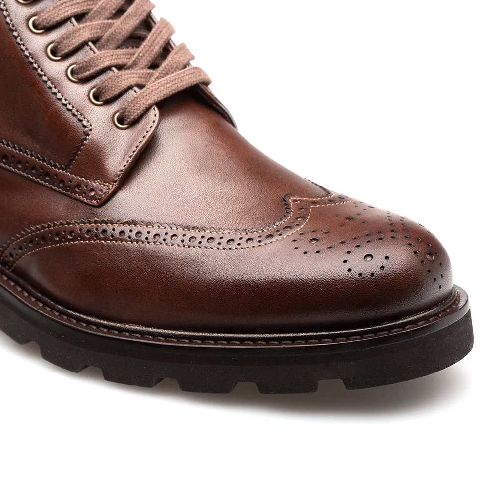 Calf Wing Tip Lug Boot sold by Mezlan product image thumbnail 4