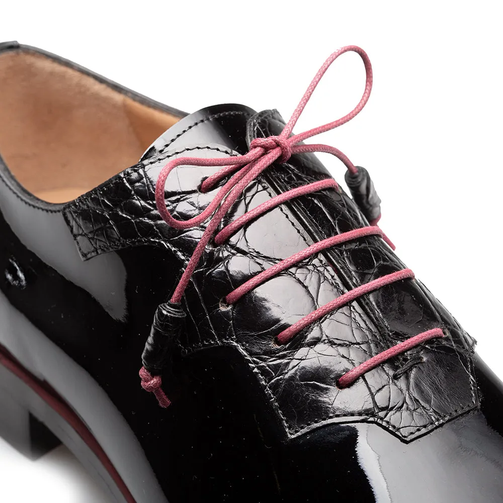 Asymmetrical Hi-Shine/Crocodile Oxford sold by Mezlan product image thumbnail 4