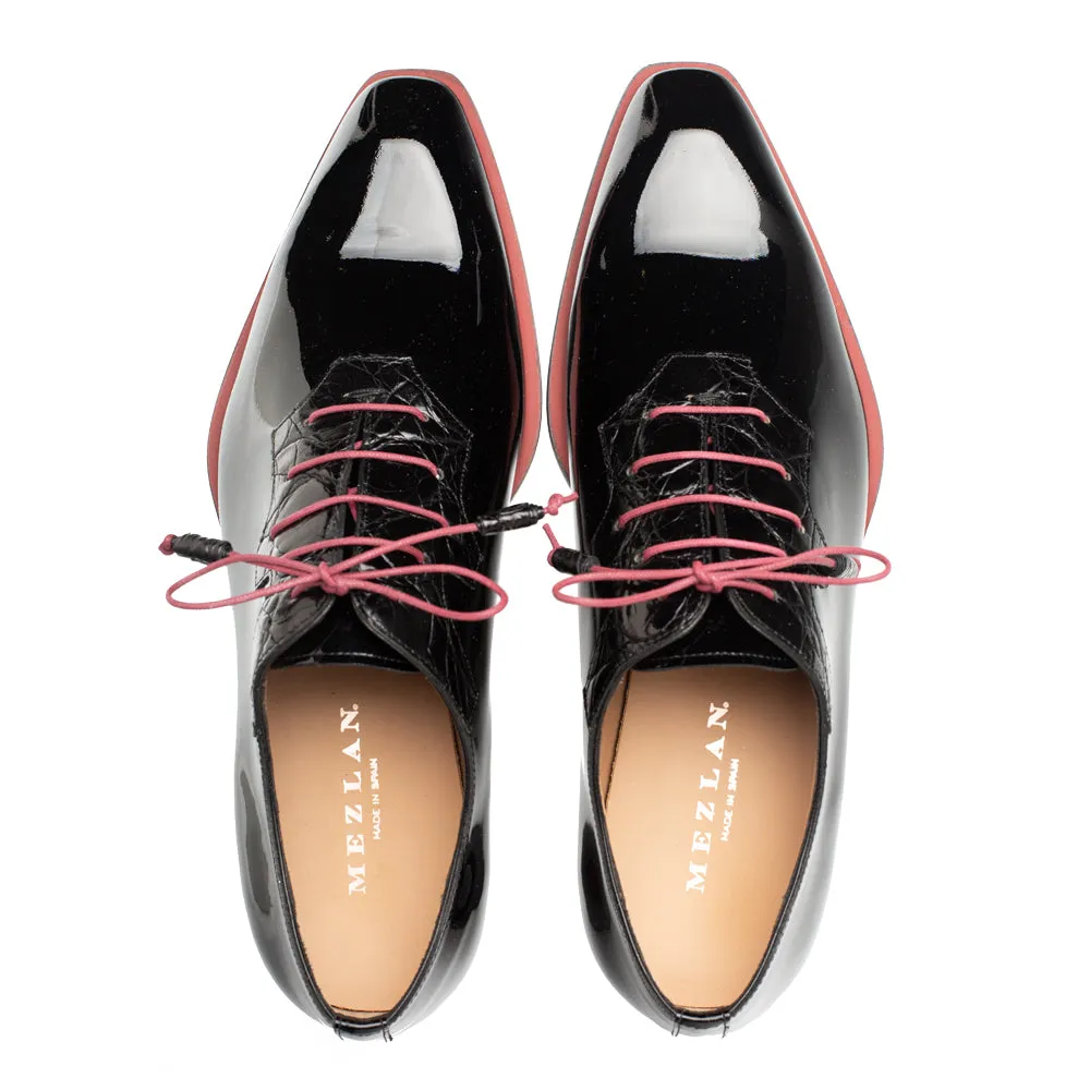 Asymmetrical Hi-Shine/Crocodile Oxford sold by Mezlan product image thumbnail 5