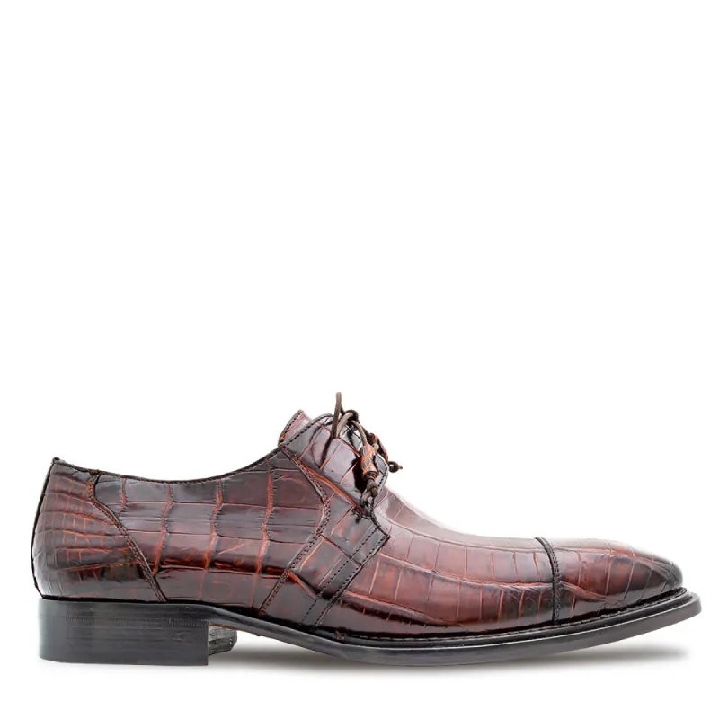 Alligator Cap Toe Derby sold by Mezlan