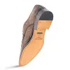 Ostrich Monk Strap sold by Mezlan