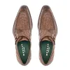 Ostrich Monk Strap sold by Mezlan