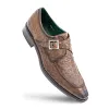 Ostrich Monk Strap sold by Mezlan