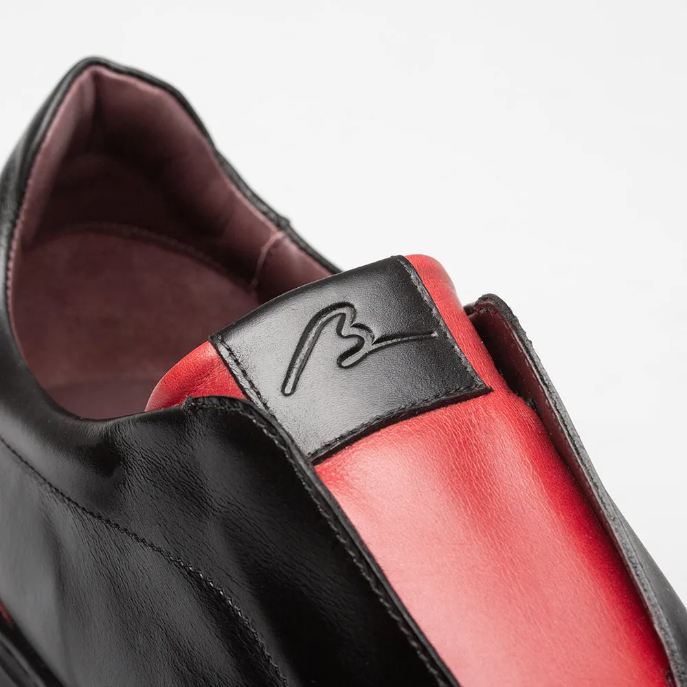 Color-Block Leather Sneaker sold by Mezlan product image thumbnail 5