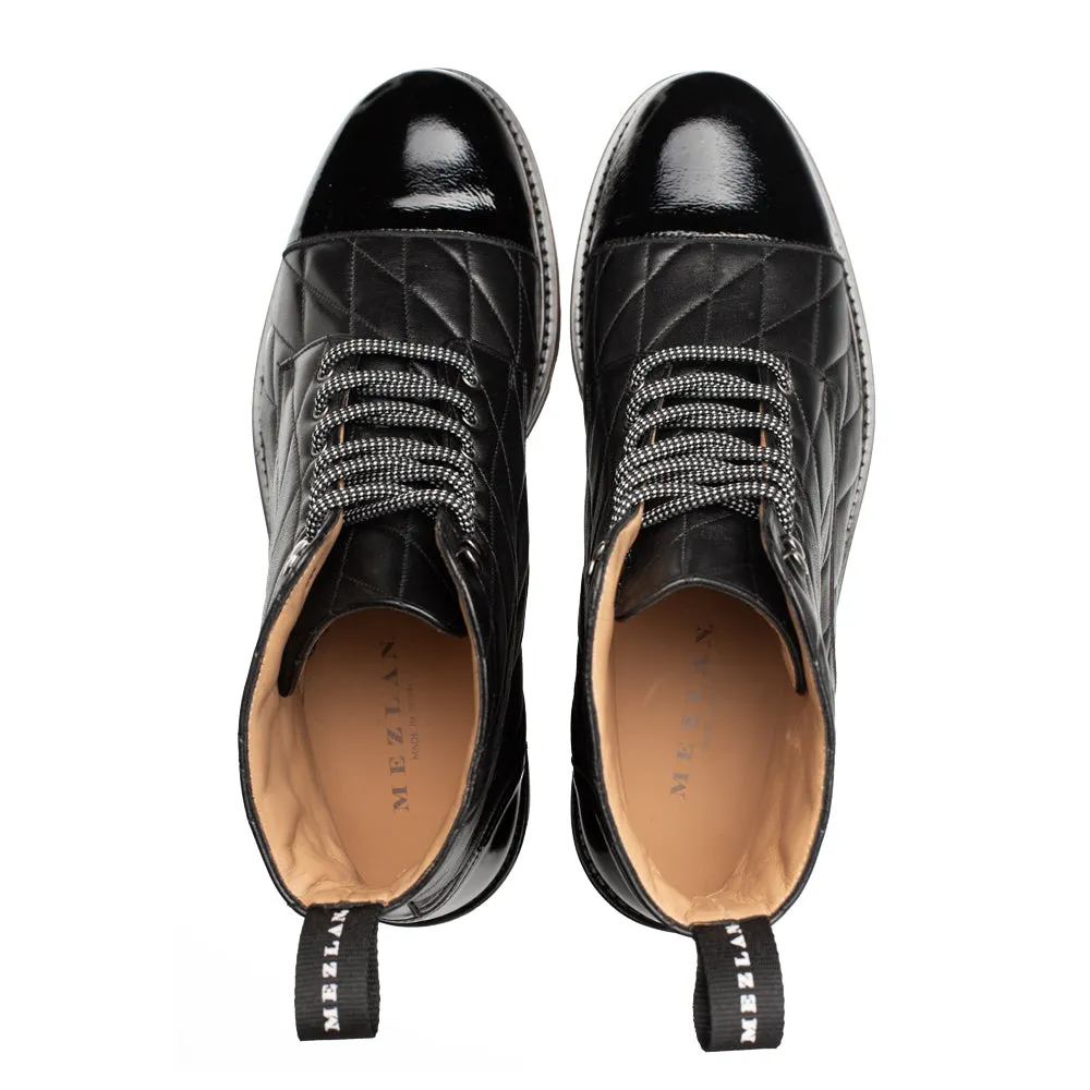 Quilted Military Lace-Up Boot sold by Mezlan product image thumbnail 5