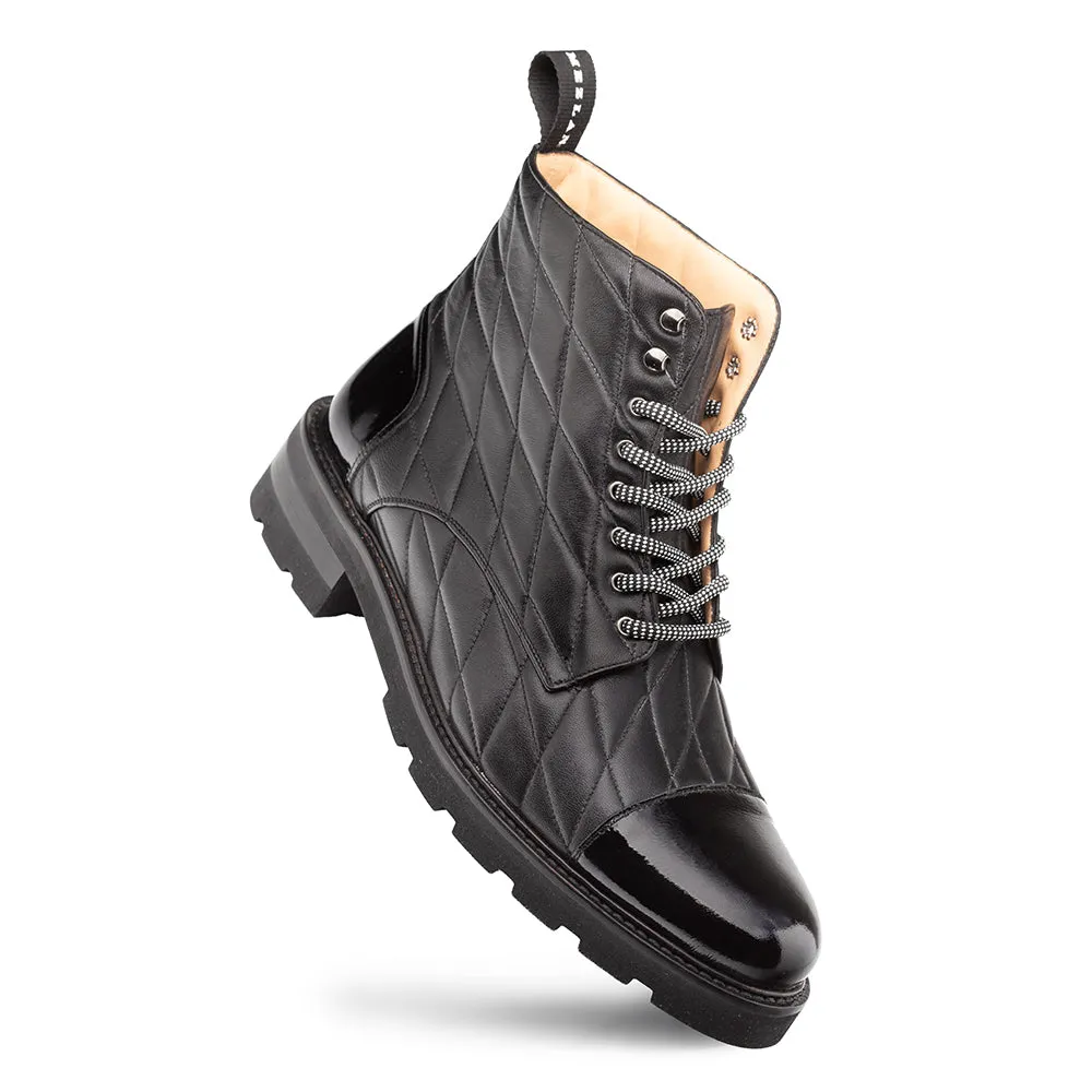 Quilted Military Lace-Up Boot sold by Mezlan product image thumbnail 2