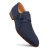 Ayllon Woven Suede Monk Strap sold by Mezlan