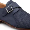 Ayllon Woven Suede Monk Strap sold by Mezlan