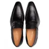 Mayor Lizard Penny Loafer sold by Mezlan