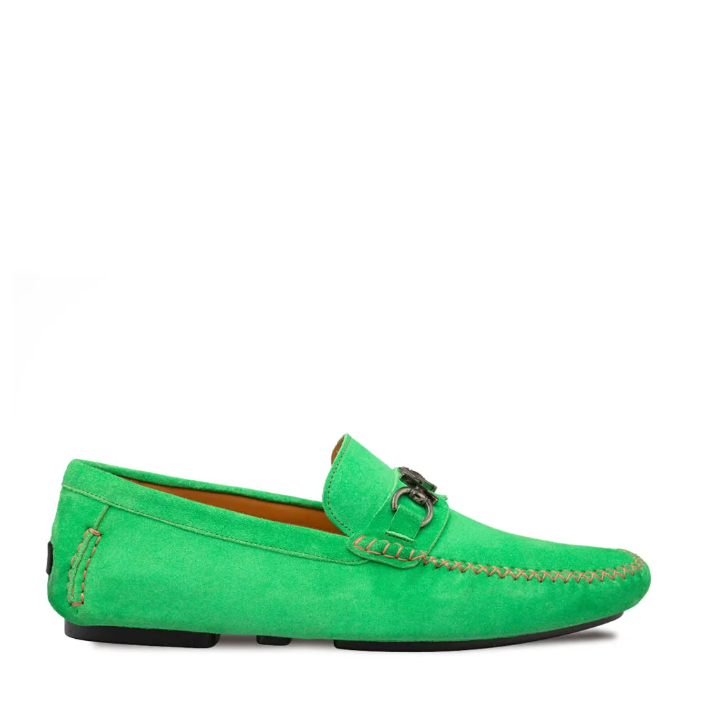 Suede Ornament Moccasin sold by Mezlan