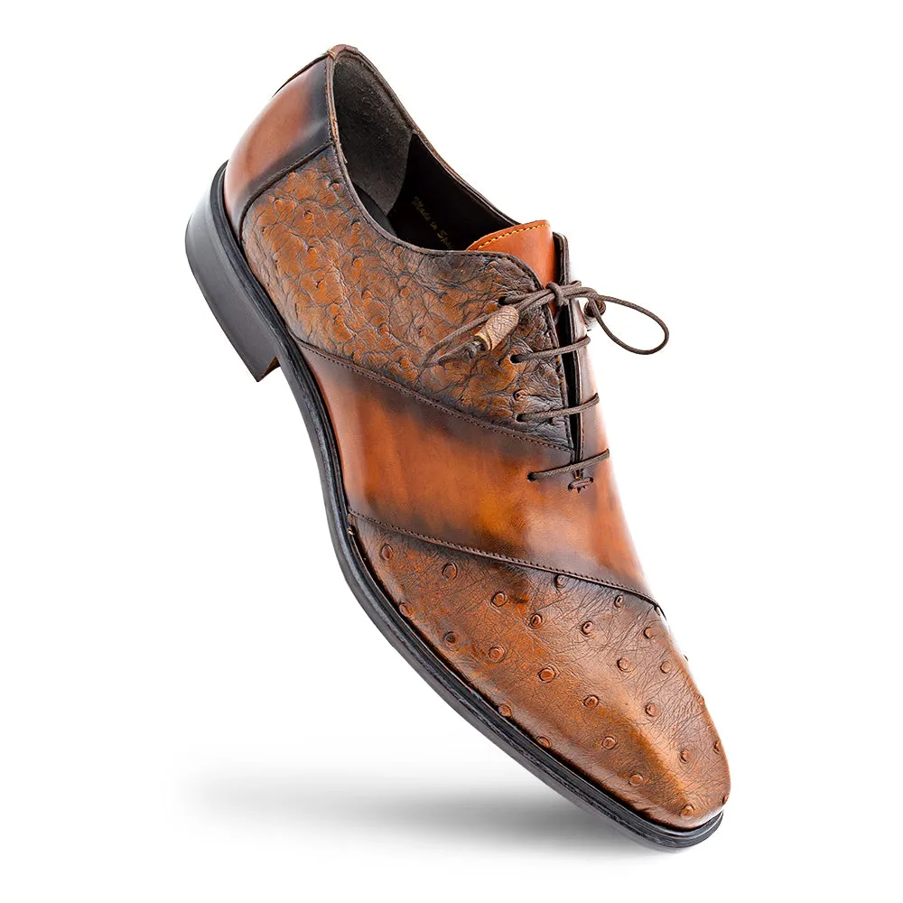 Bi-Tonal Ostrich/Calf Oxford sold by Mezlan product image thumbnail 2