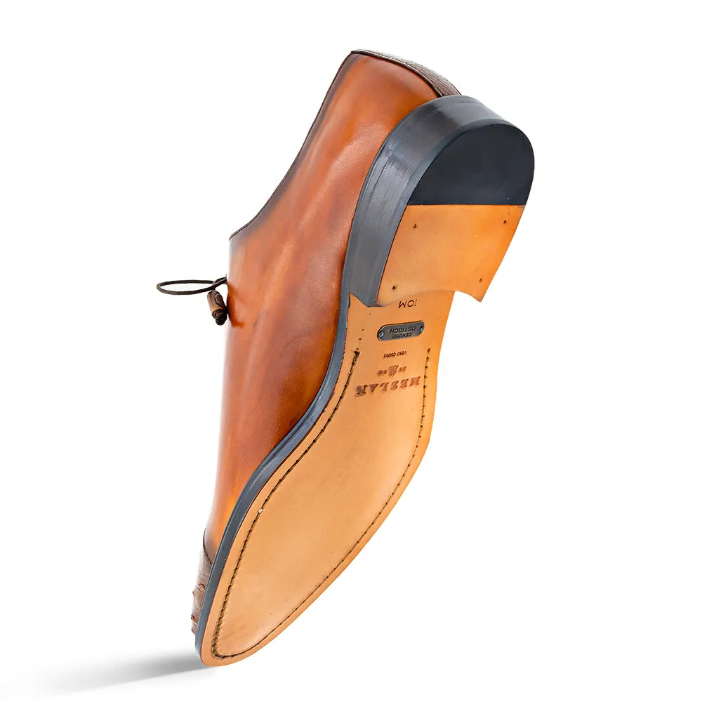 Bi-Tonal Ostrich/Calf Oxford sold by Mezlan product image thumbnail 3